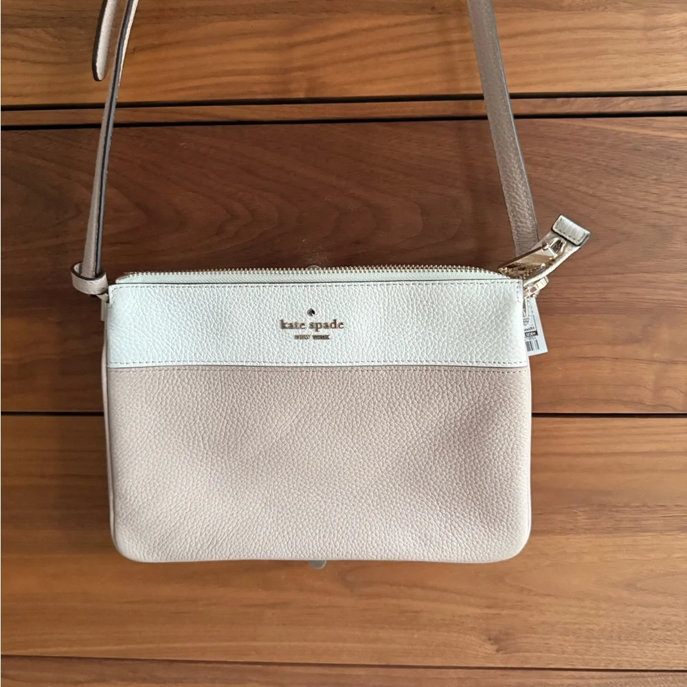 Kate Spade Leila Colorblock Triple Gusset Crossbody - Picture 2 of 15